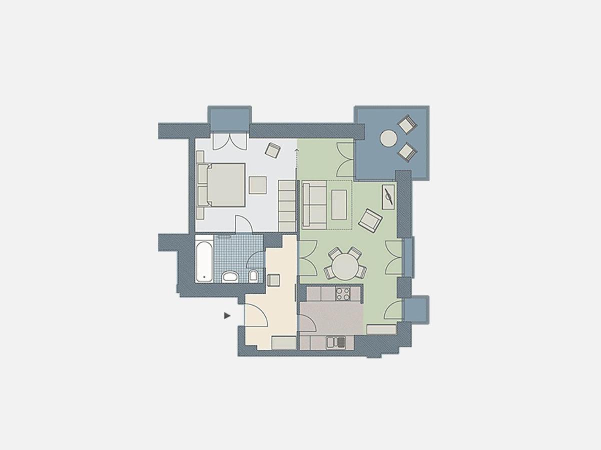 Kaiservillen Heringsdorf - Ferienwohnung Mit 1 Schlafzimmer Und Balkon D224 외부 사진